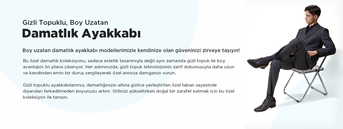 Gizli Topuk Damat Ayakkabısı